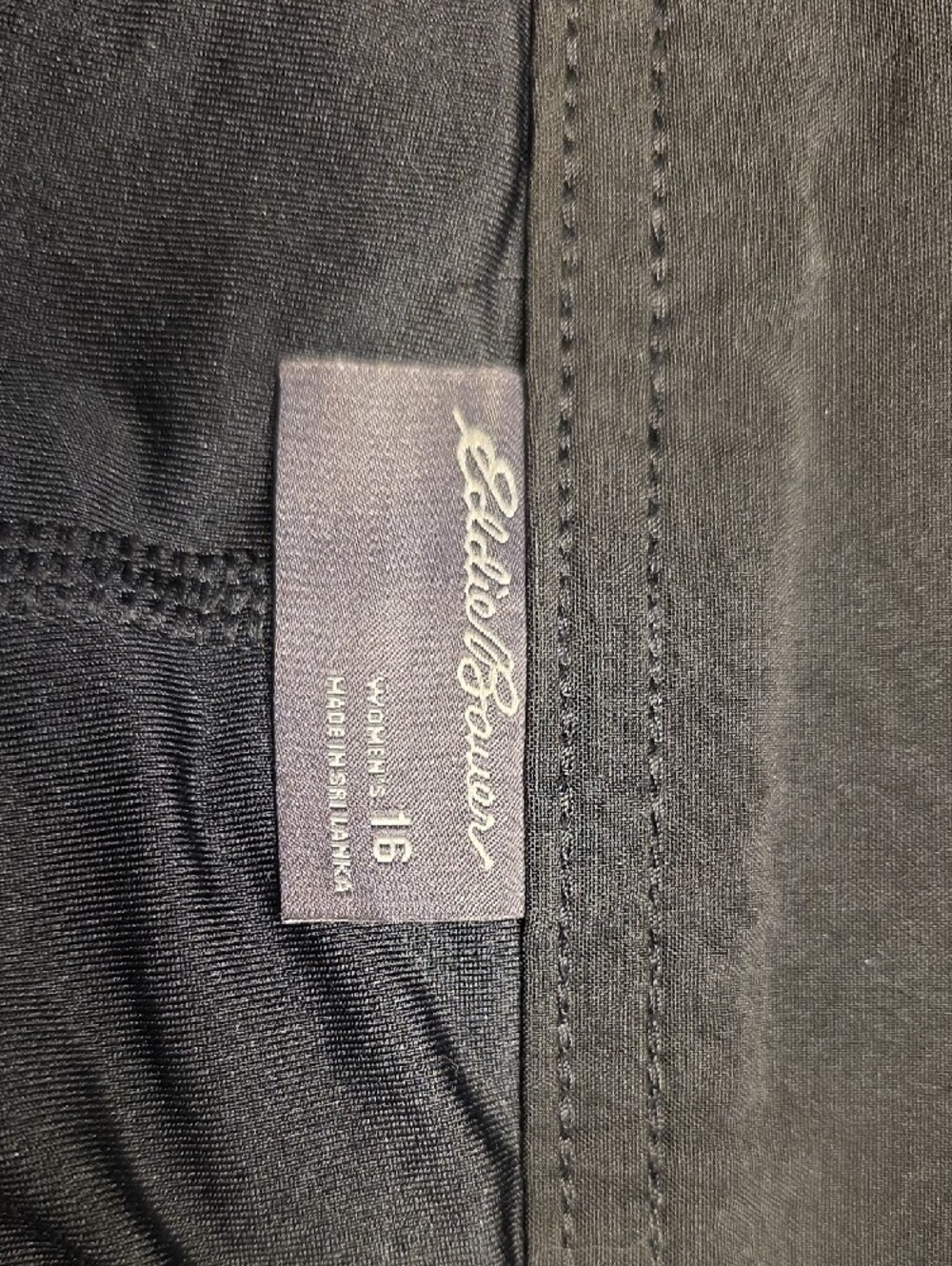 Eddie Bauer Black Women's Skort with Belt Loops - Picture 2 of 6